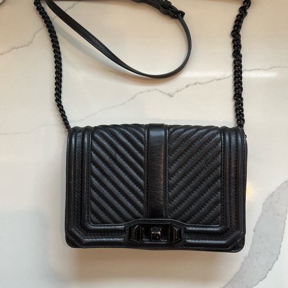 Rebecca Minkoff Small Love Leather Crossbody - Picture 3 of 3